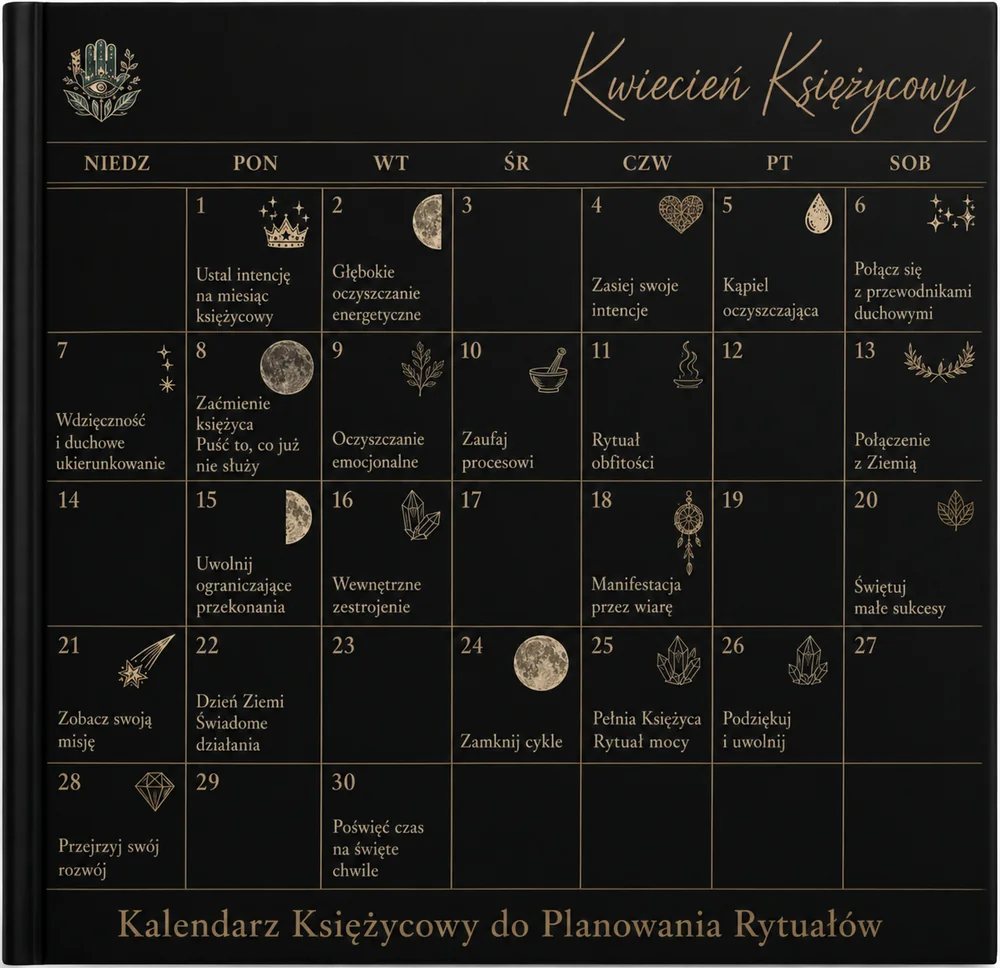 Kalendarz Księżycowy do Rytuałów